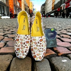 TOMS alpargata slip on shoes.